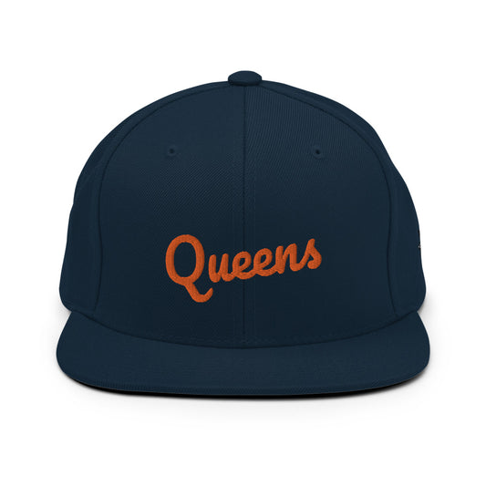 QUEENS Logo Snapback Hat