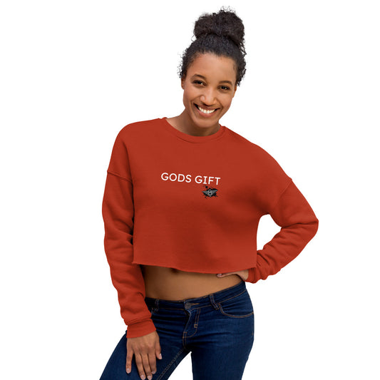 GODS GIFT Crop Sweatshirt